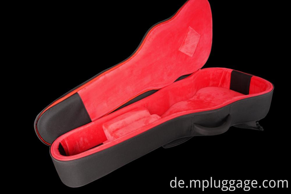 Einfache schwarze Gitarrenmusiktasche Simple Black Guitar Music Bag